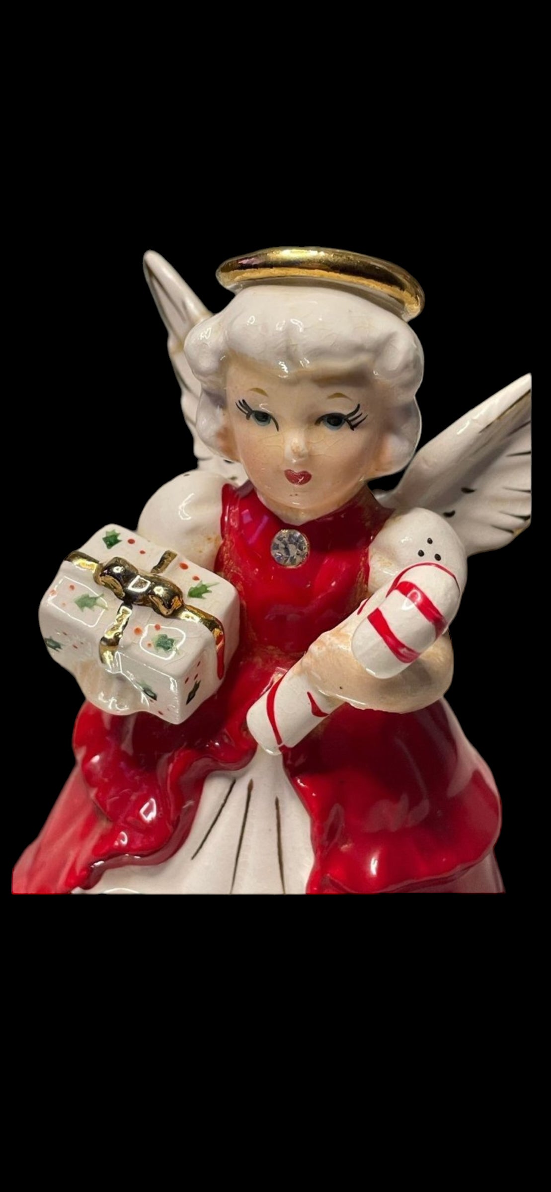 1950s S R Japan Ceramic December Angel “Cold Painted”