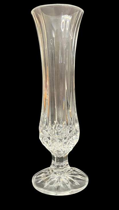 Cristal D’Arques France Longchamp Crystal 8” Bud Vase