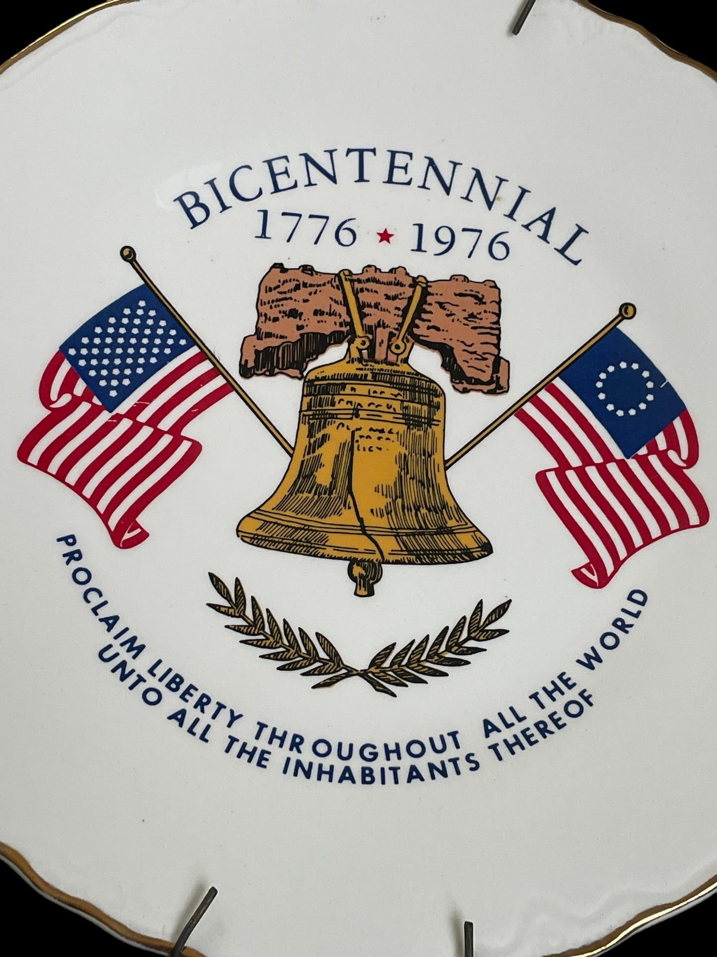 Bicentennial 1776-1976 Commemorative Plate