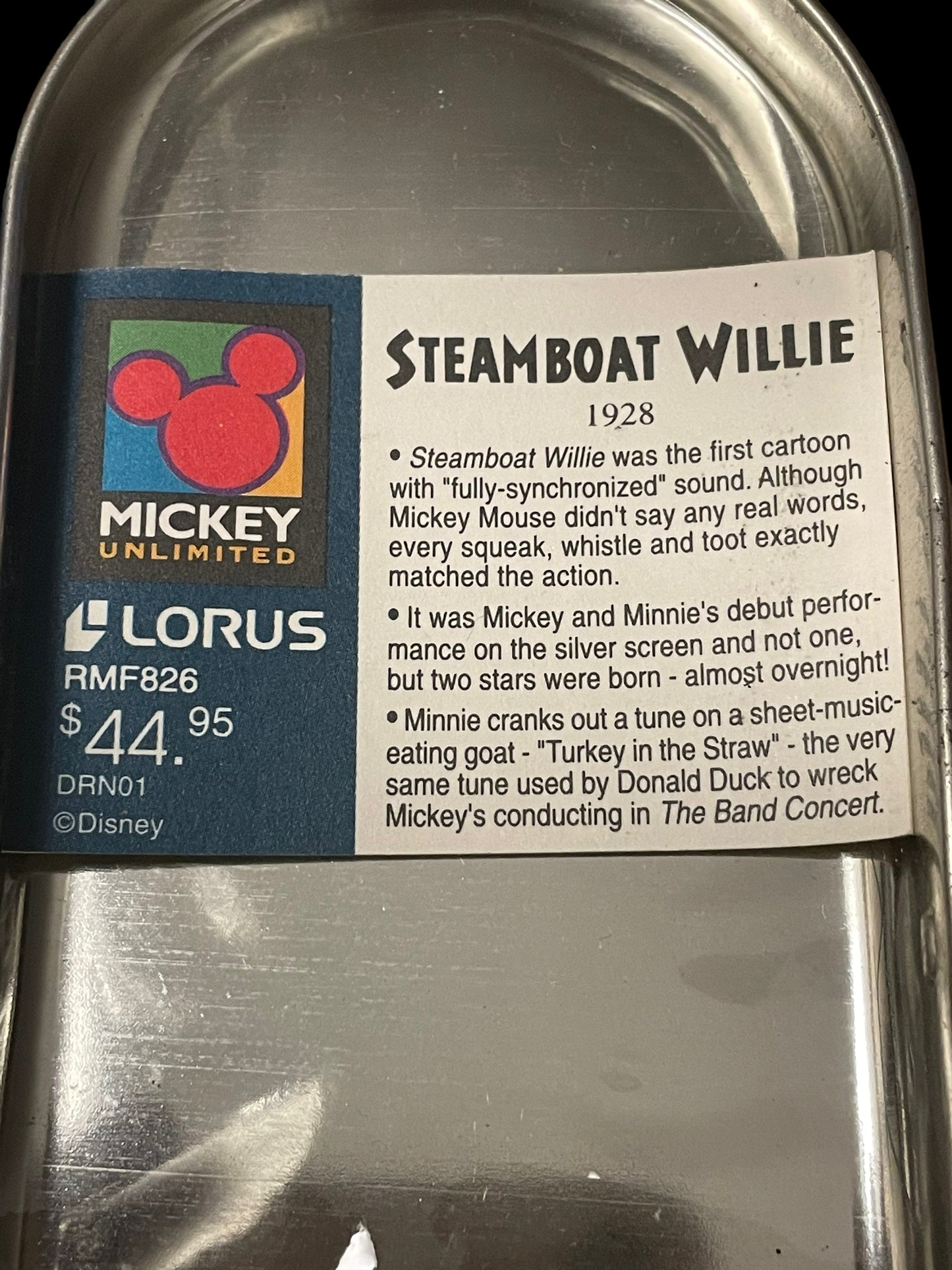 Lorus Steamboat Willie Mickey Mouse Watch