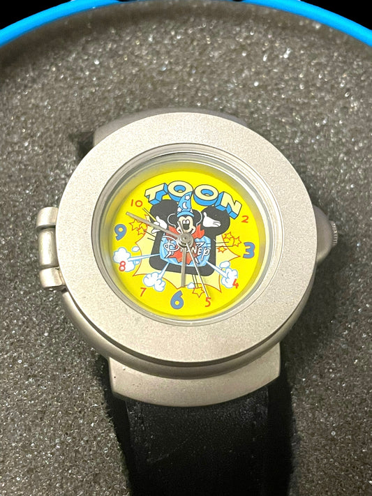 Vintage 90s Toon Disney Mickey Mouse Pop Out Watch