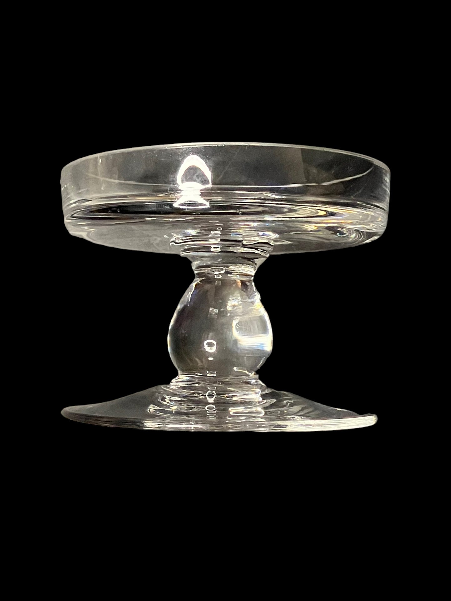 Crystal Glass Drip Catch Candle Holder