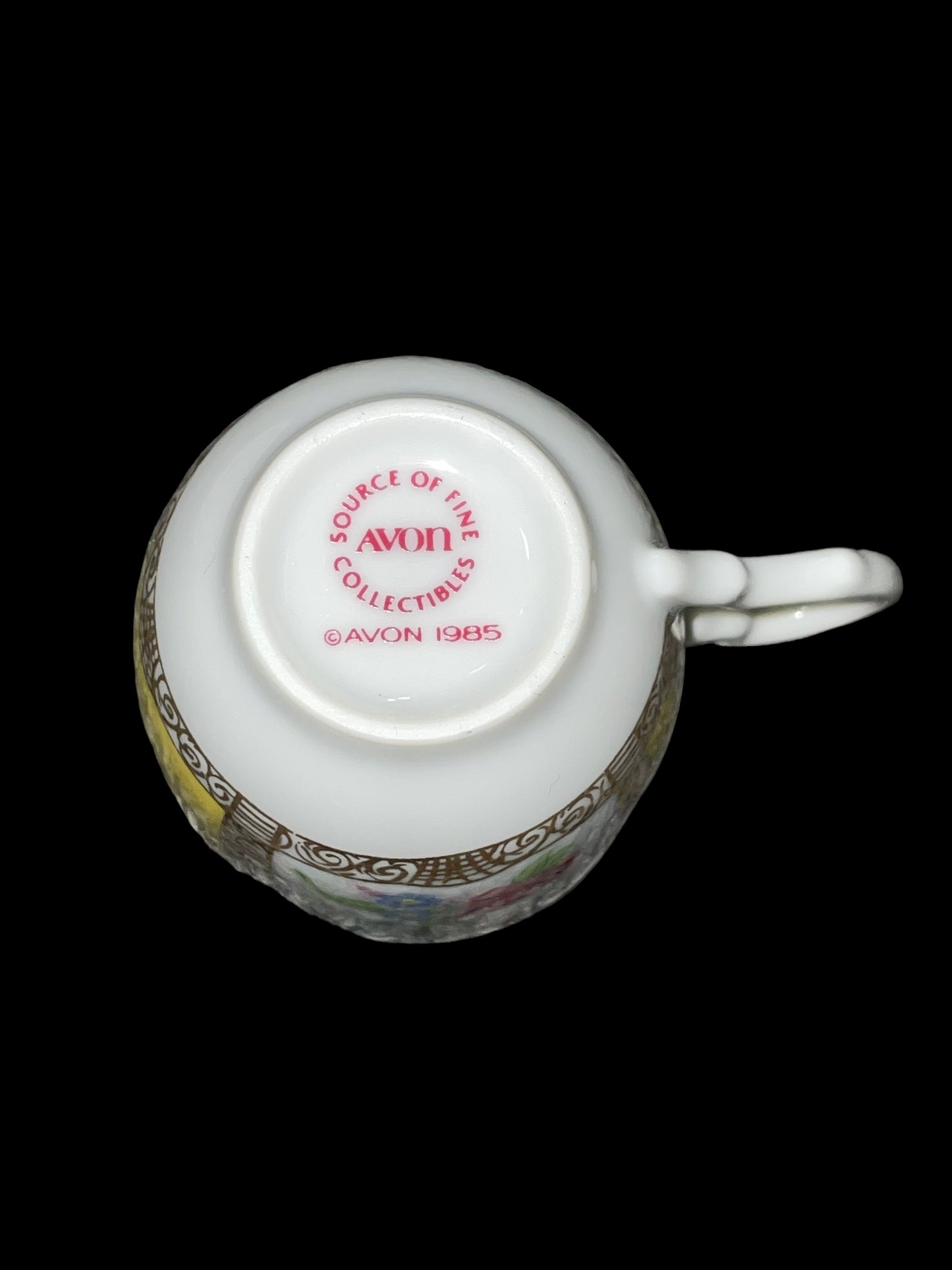 1985 Avon Tradition Cup and Saucer Collection Germany Circa 1700