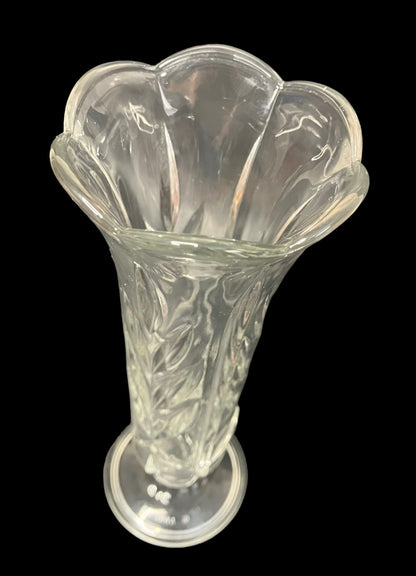 Vintage 7.75" Lead Crystal Bud Vase Made in Italy