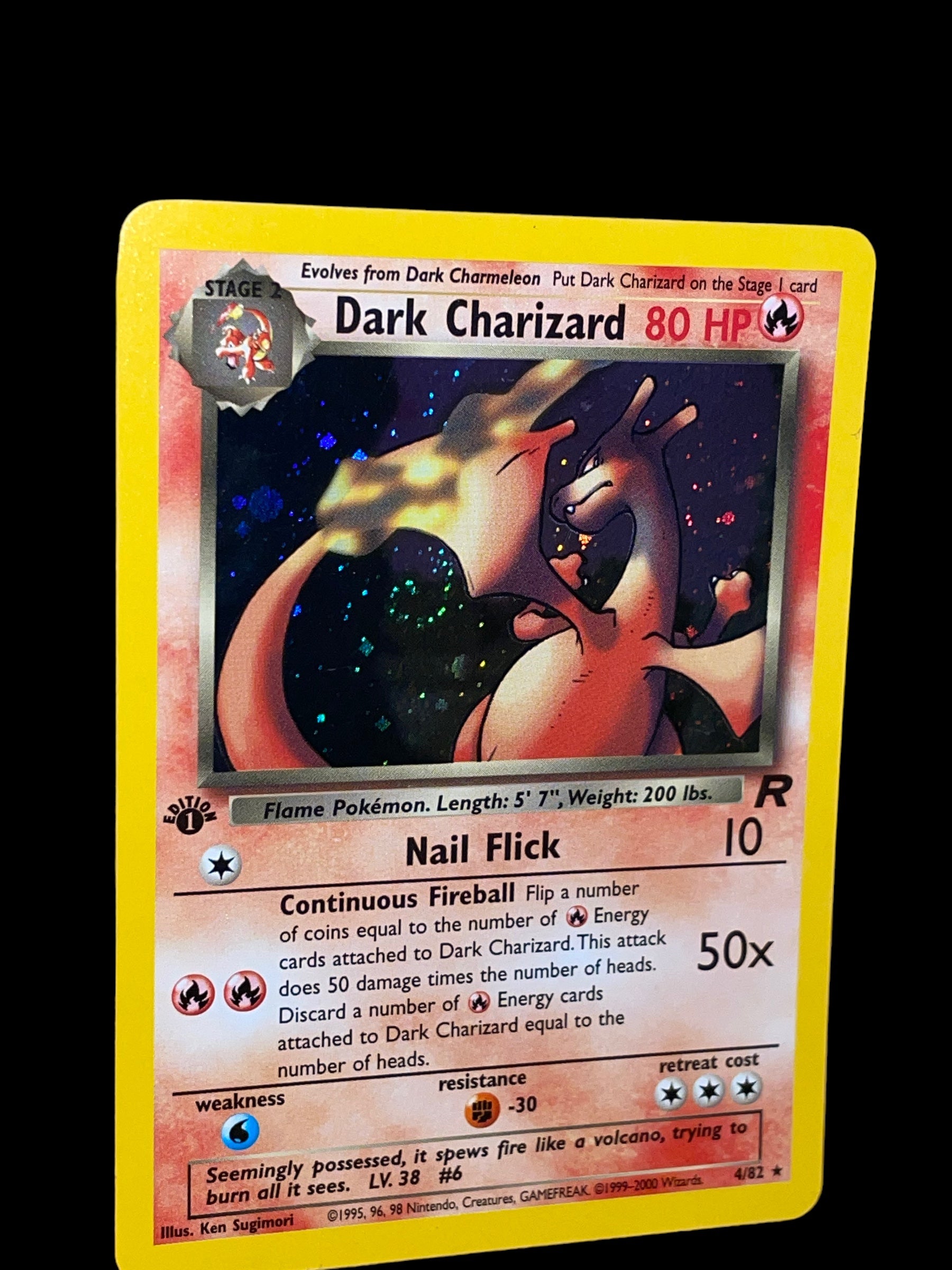 1st Edition authentic Dark Charizard