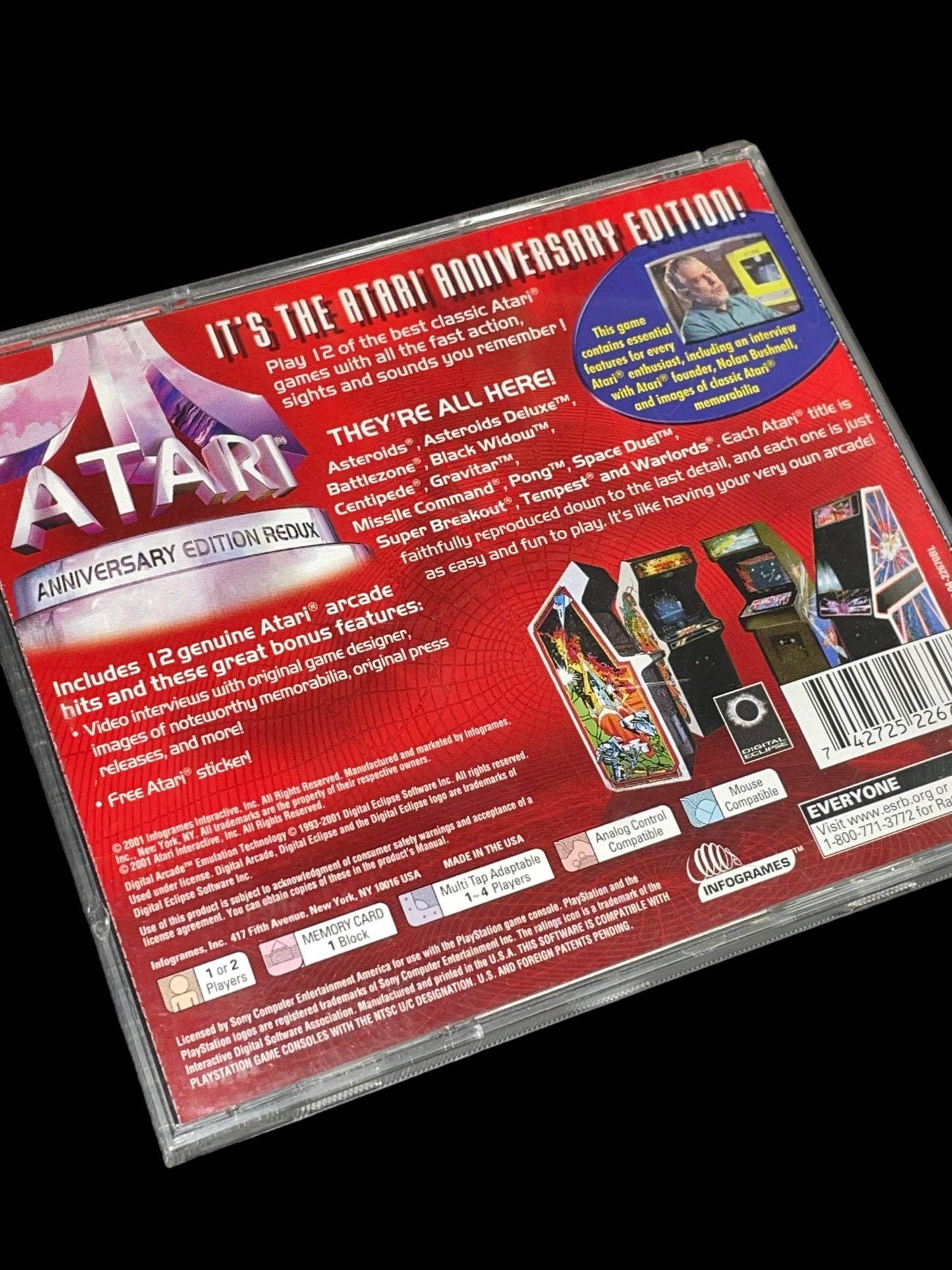 Atari Anniversary Edition Redux (PS1 Game, 2001)