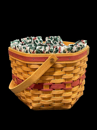 1997 Longaberger Christmas Collection Snowflake Basket