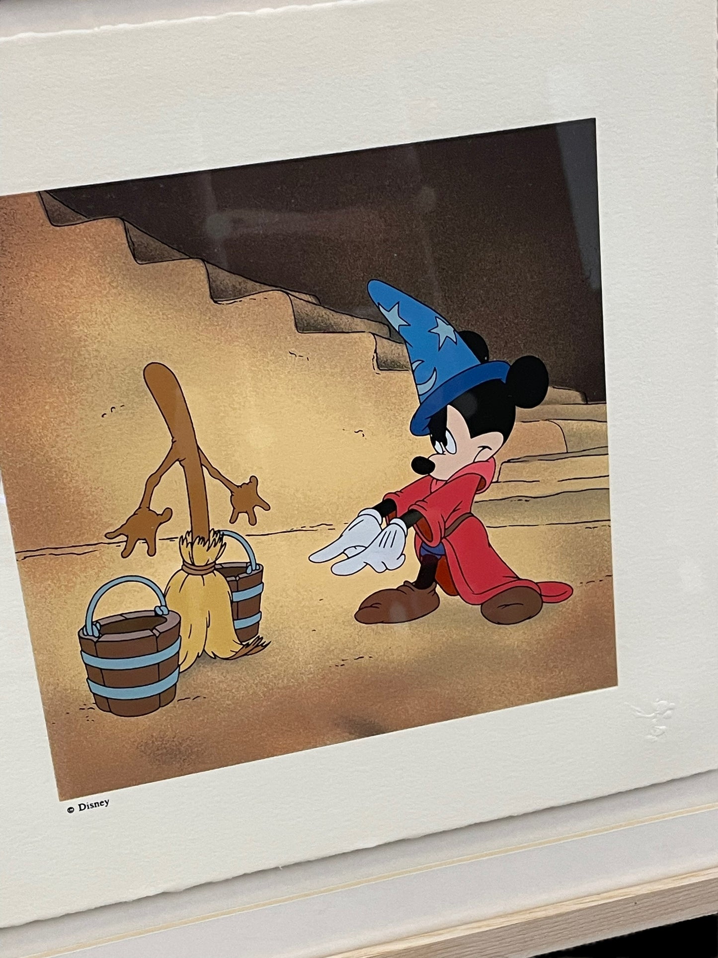 1994 Limited Edition Mickey Mouse Fantasia The Sorcerer's Apprentice Serigraph Retired