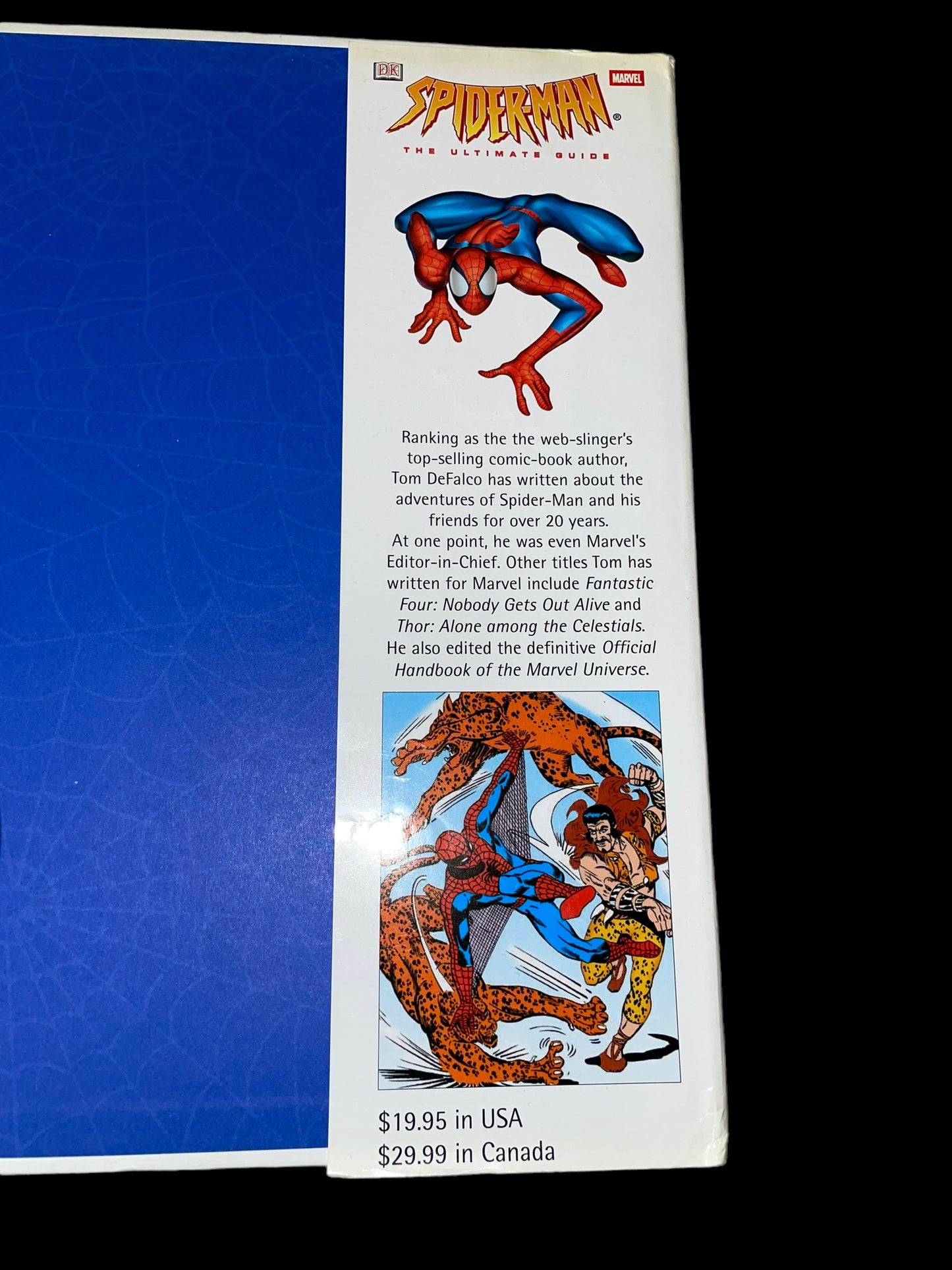 2001 First American Edition Spiderman Ultimate Guide Book