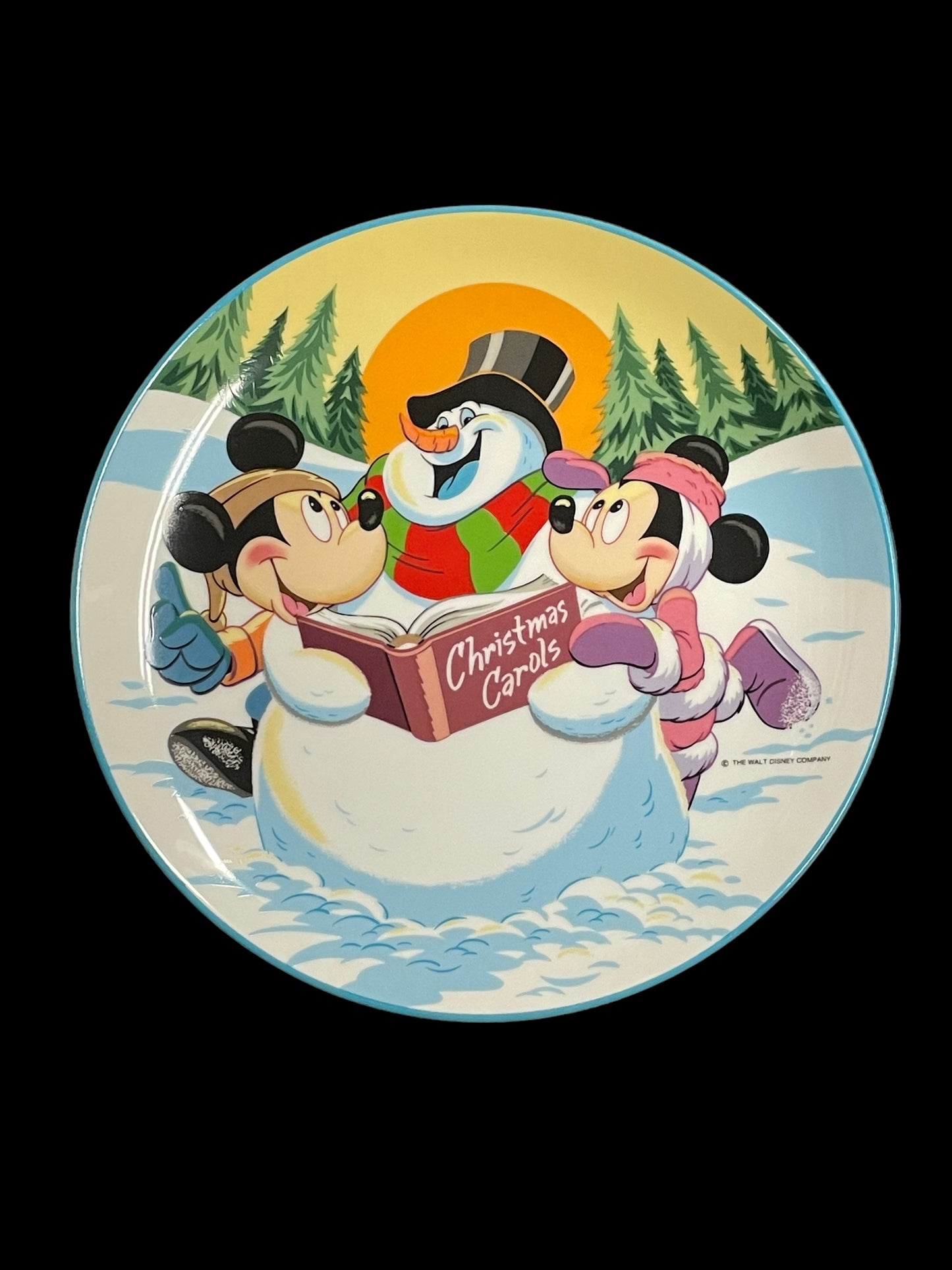 Disney 1987 Merry Mouse Medley Decorative Plate