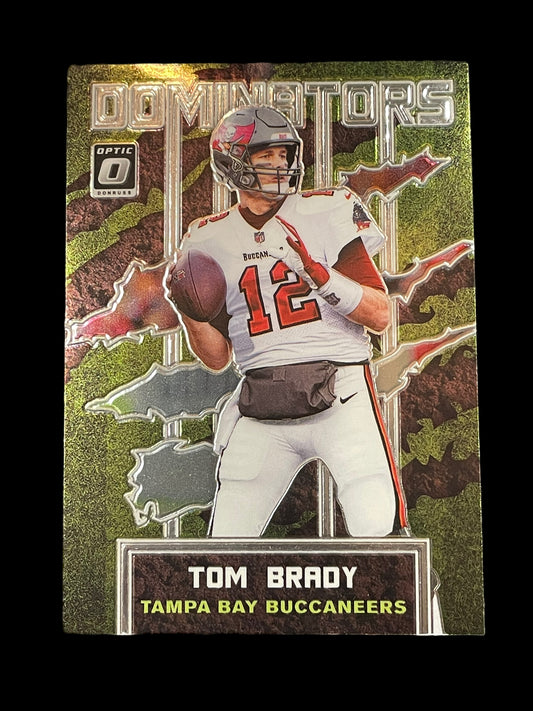 Tom Brady 2020 Panini Donruss Optic #DM-TB Dominators Insert Tampa Bay Graded MINT+ 9.5