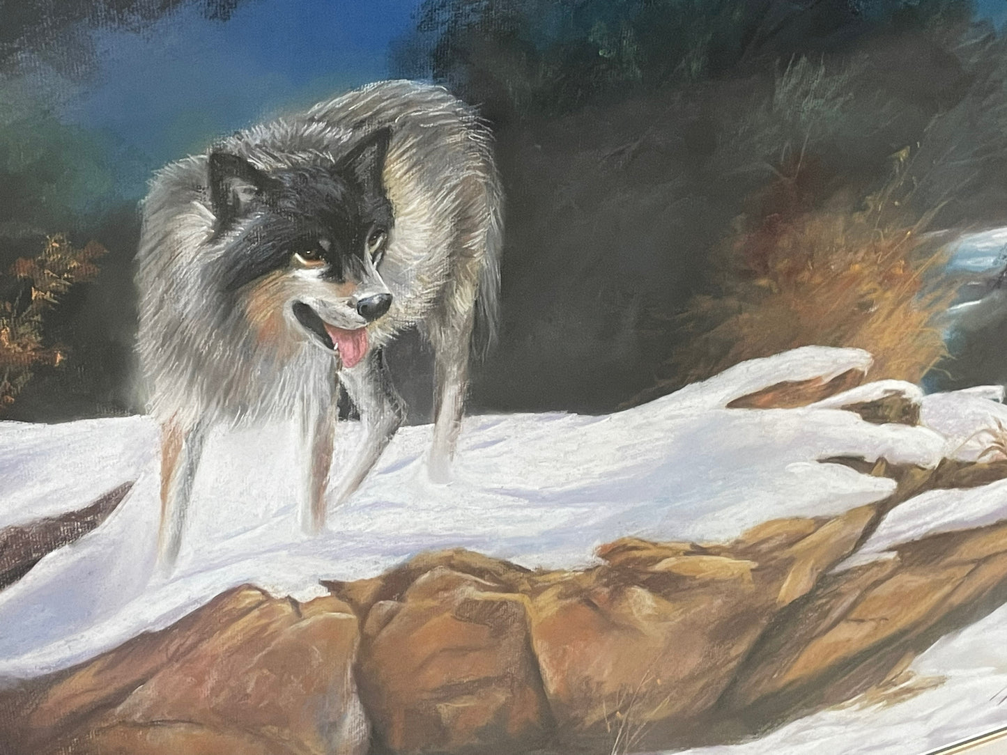 “Arctic Guardian” Pastel Drawing by Robert Byrd