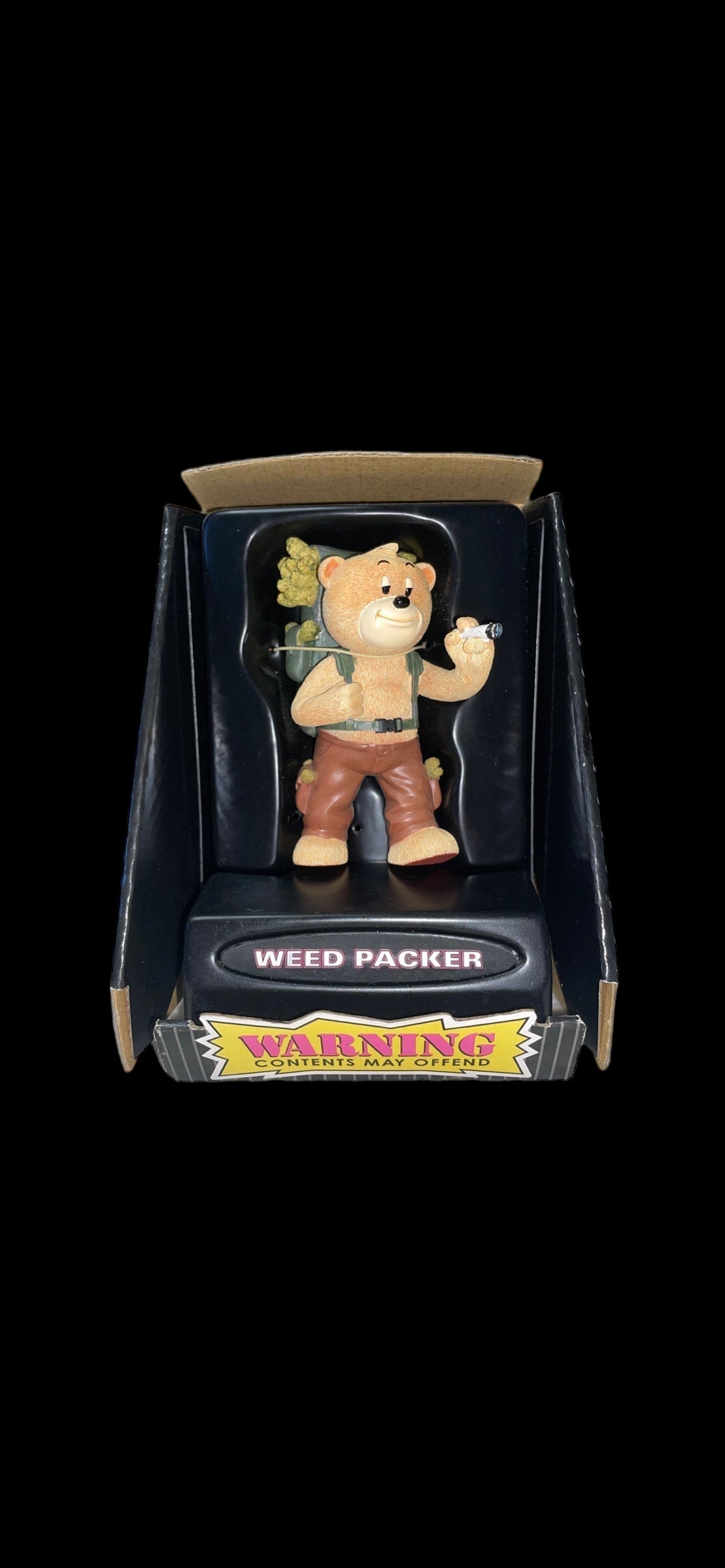 2004 Bad Taste Bears Weed Packer Figurine