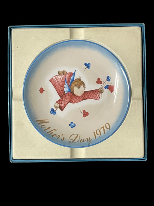 Schmid Mothers Day 1979 Cherubs Gift Plate