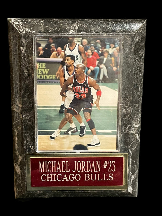 NBA Chicago Bulls Michael Jordan 23 Photograph Plaque