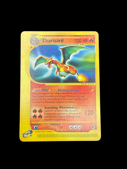 Charizard #40 2002 Pokemon Expedition Base Set Graded MINT+ 9.5