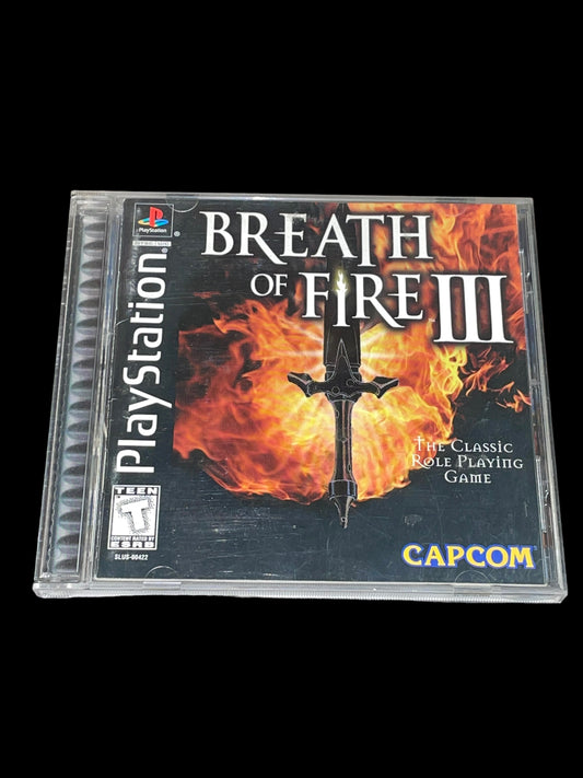 "Breath of Fire 3" Vintage Game (PS1, 1997, Complete in Box)