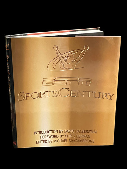 1999 ESPN Sports Century Chris Berman, David Halberstam, MacCambridge Hardcover Book