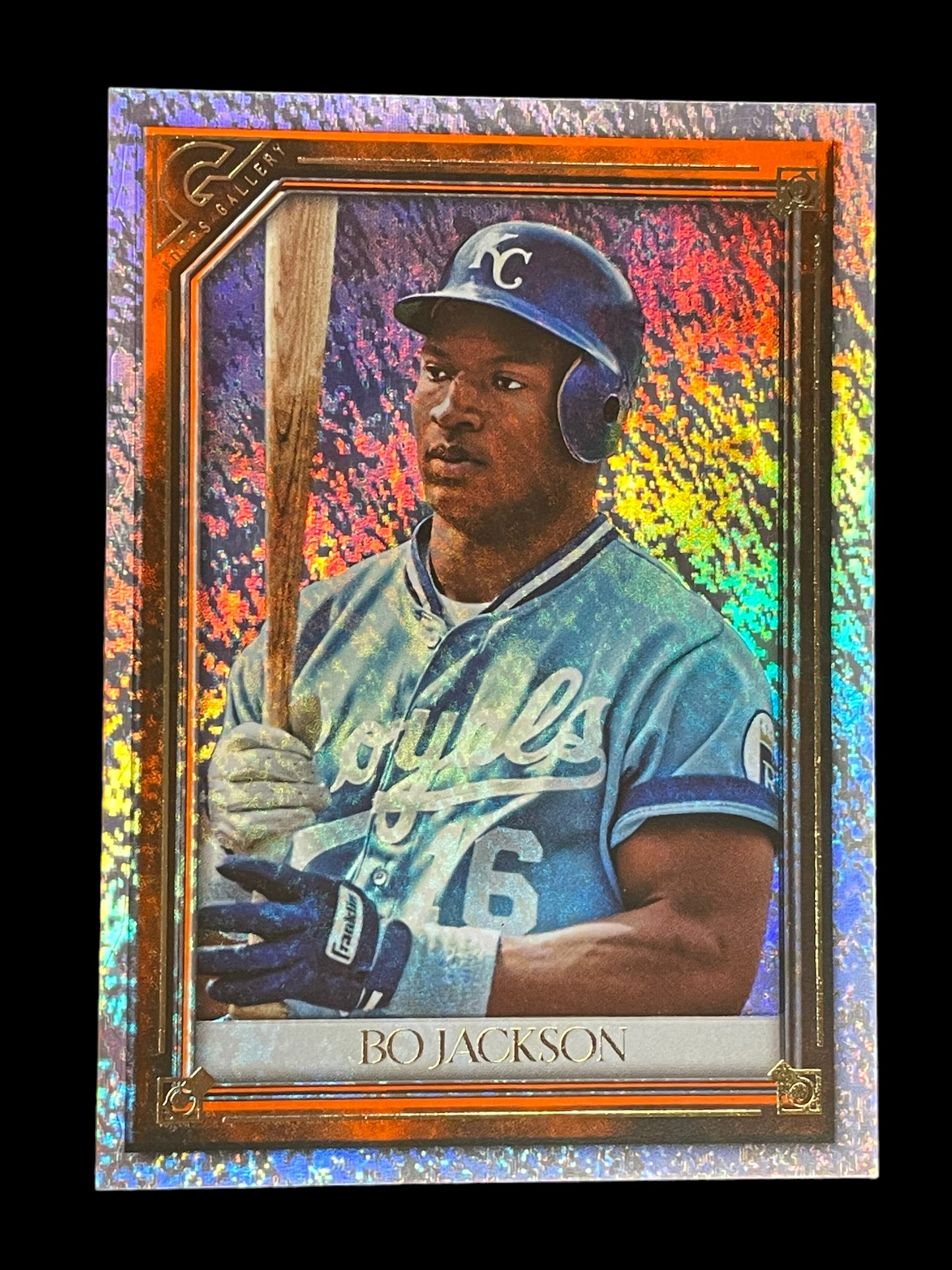 2021 Topps Gallery Bo Jackson Orange Pattern #91 1/10 Graded GEM MINT 10