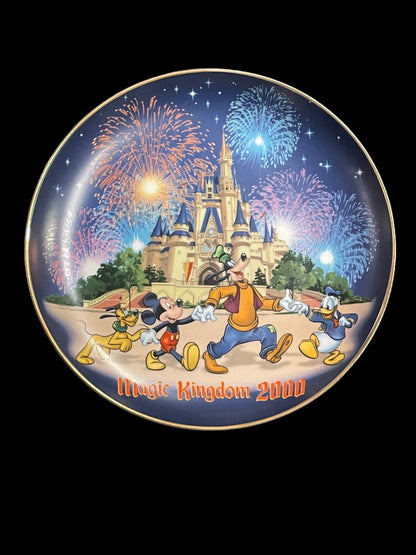 Disney Magic Kingdom 2000 Decorative Plate