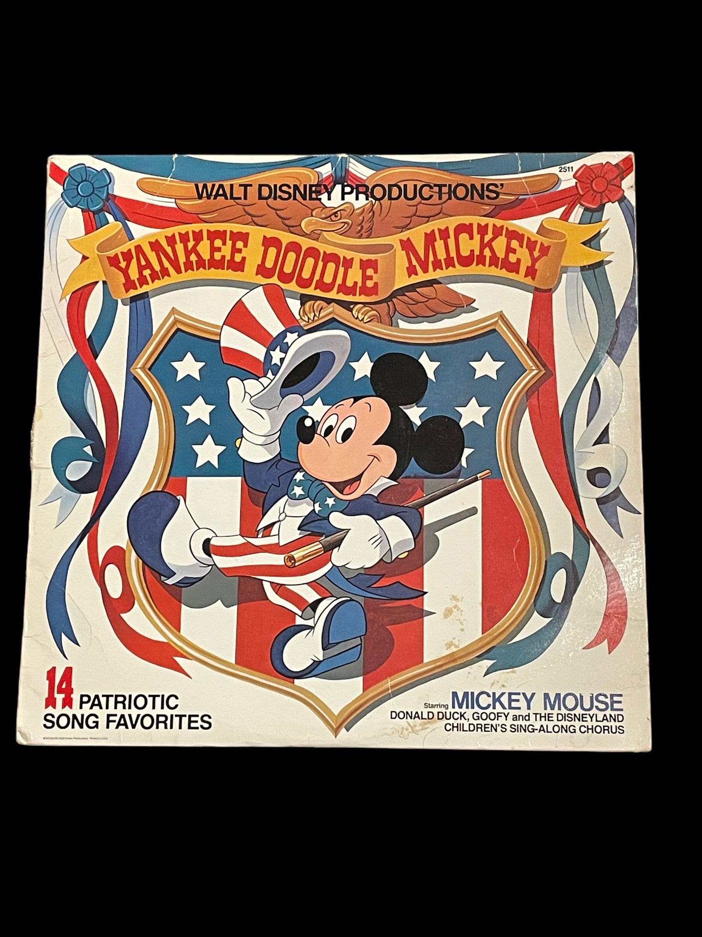 1980 Disney Yankee Doodle Mickey Vinyl Record