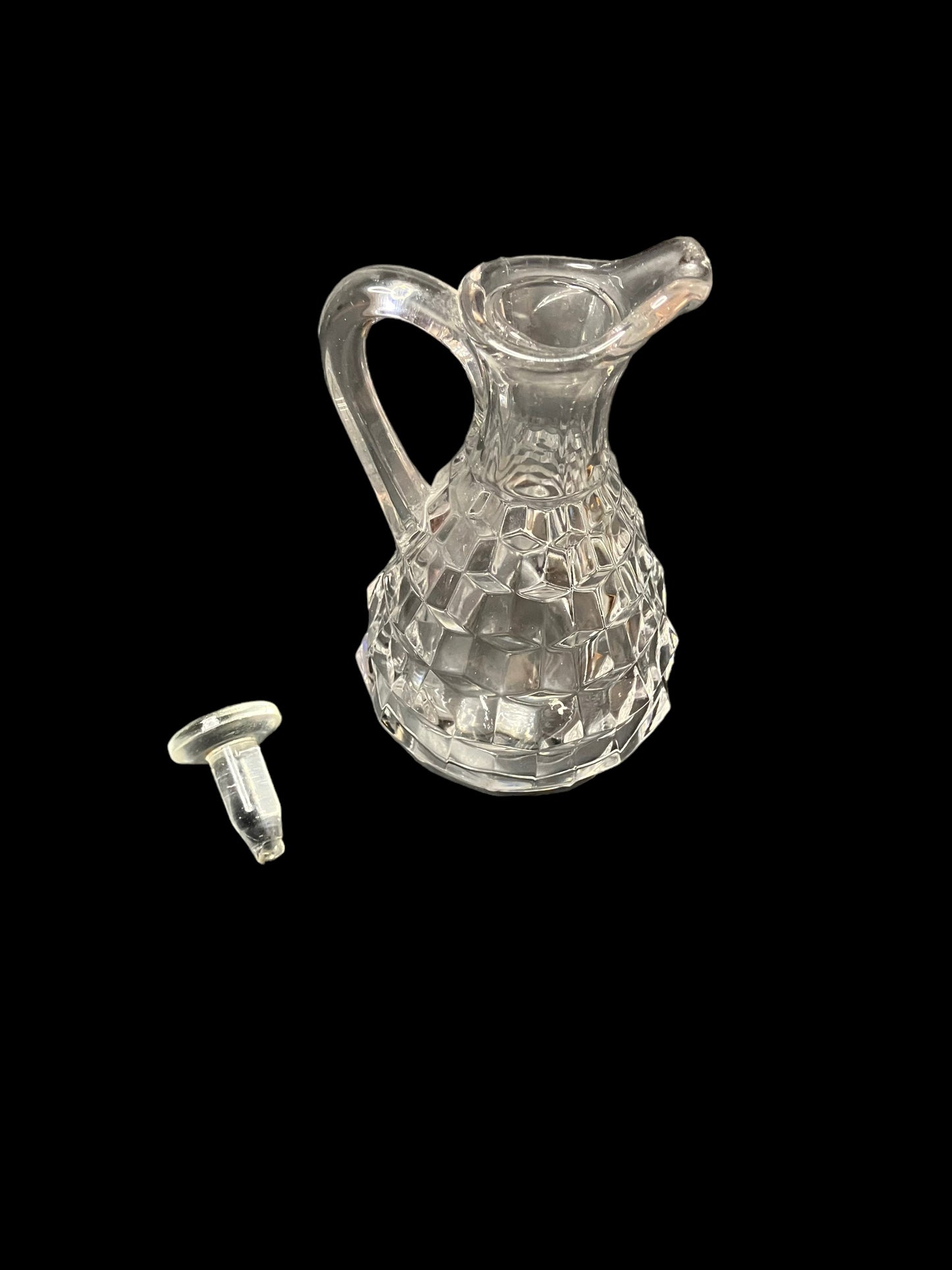 Crystal Oil or Vinegar Cruet