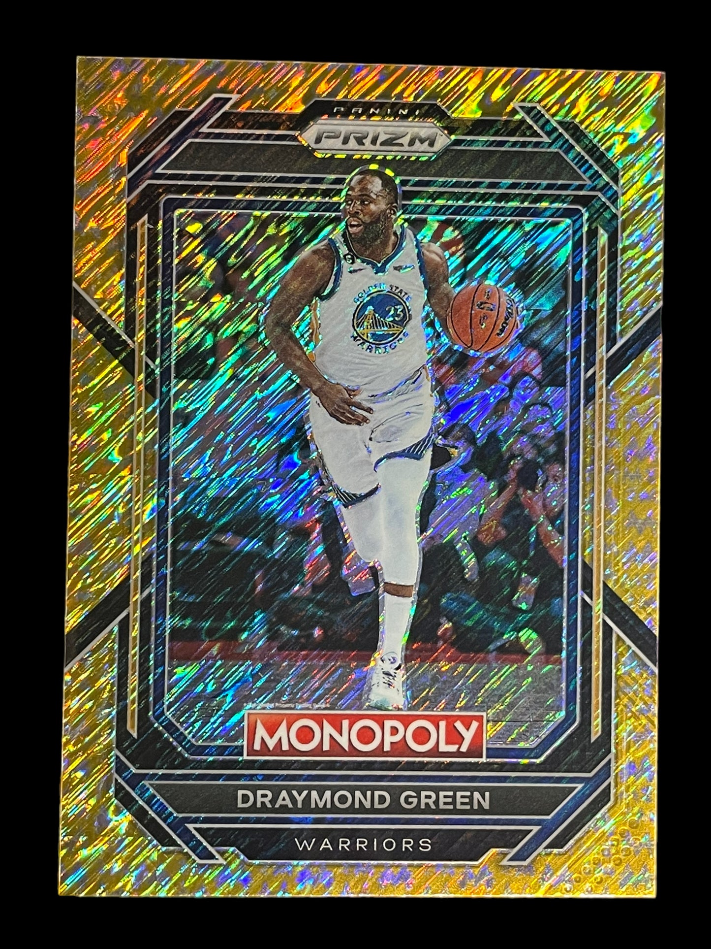 *TRADED* [GEM MINT 10] Draymond Green [Gold Shimmer] #30 2022 Panini Monopoly Prizm 8/500