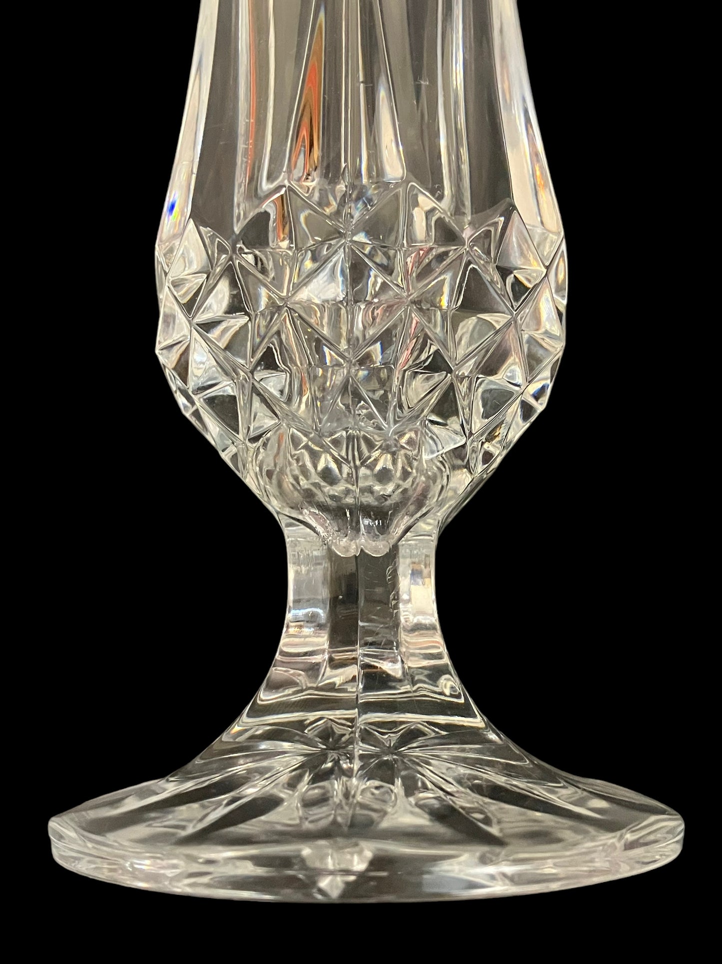 Cristal D’Arques France Longchamp Crystal 8” Bud Vase