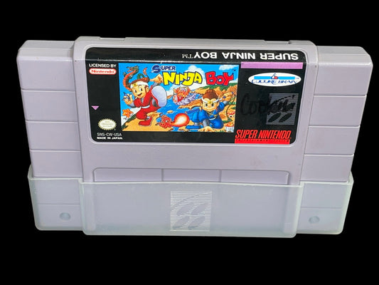 "Super Ninja Boy" Vintage Game (SNES, 1991, Loose)