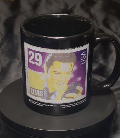 1992 Elvis Presley Commemorative US Postal Service Coffee Mug