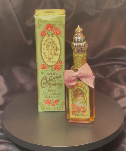 Avon California Perfume Co 1976 Anniversary Keepsake 1.7oz Full