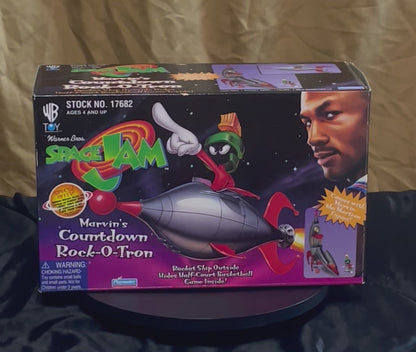 1996 Warner Bros Space Jam Marvin's Countdown Rock-O-Tron