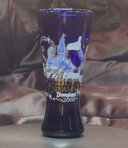 2008 Year of a Million Dreams Disneyland Shot Glass