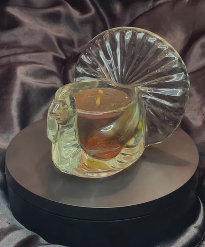 Avon Glass Turkey Candle Holder