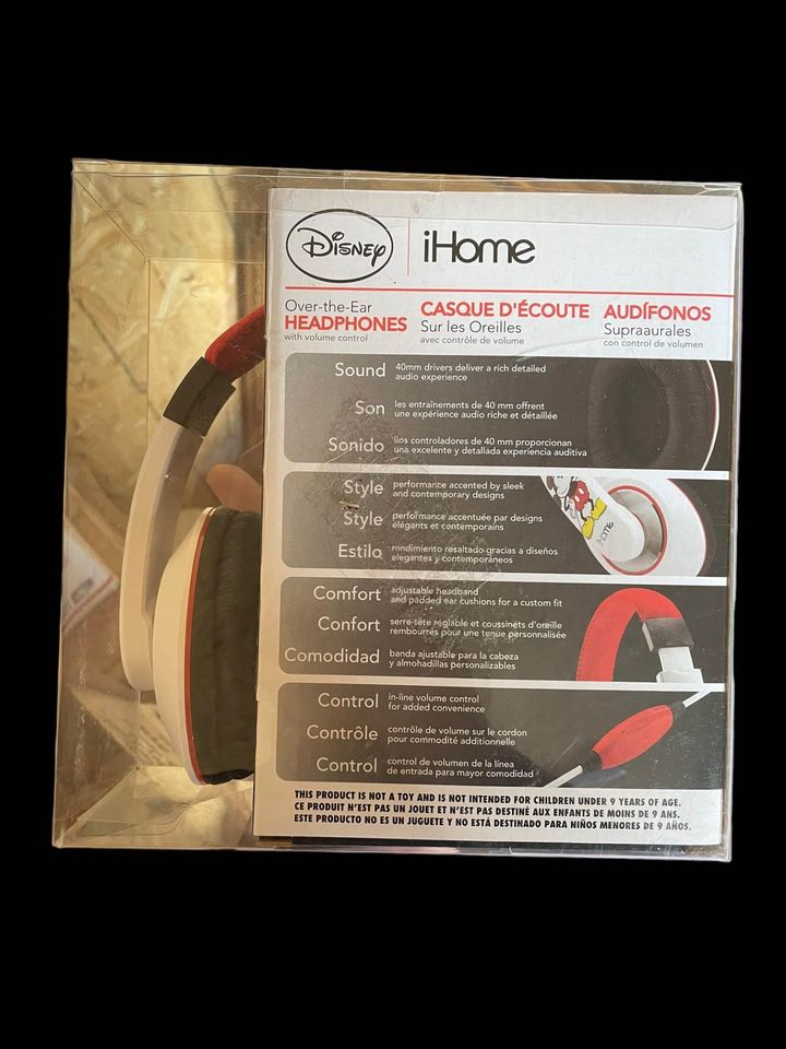 New Disney iHome Mickey Mouse Headphone